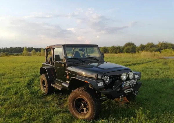 małopolskie Jeep Wrangler cena 46000 przebieg: 300000, rok produkcji 1999 z Brok